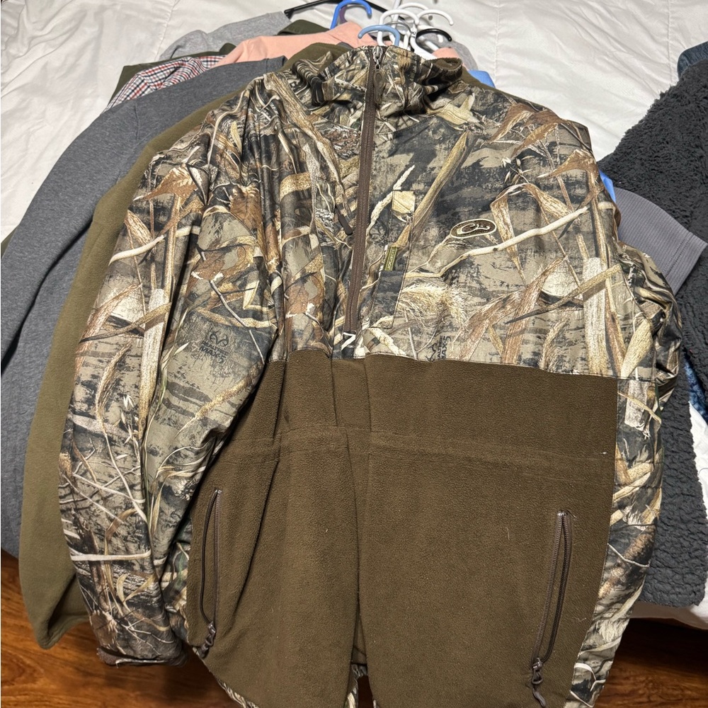 Drake Waterfowl Camouflage and Brown Jacket